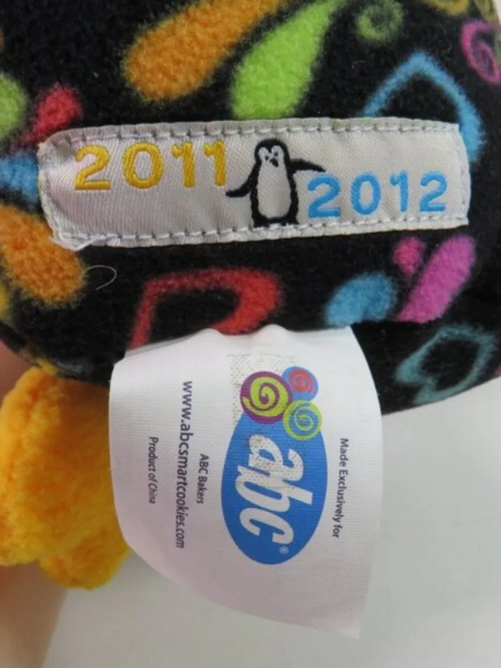 Vintage Penguin Plush Lot of 4 Webkinz Ganz Gund ABC Peace Sign Clips Christmas